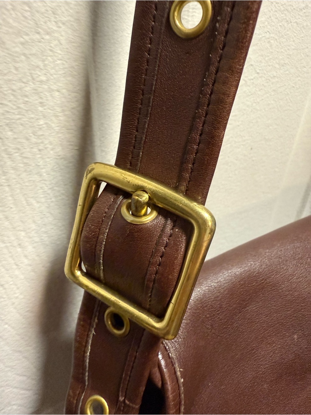 Beautiful vintage leather Coach purse chocolate brown - Picture 14 of 16